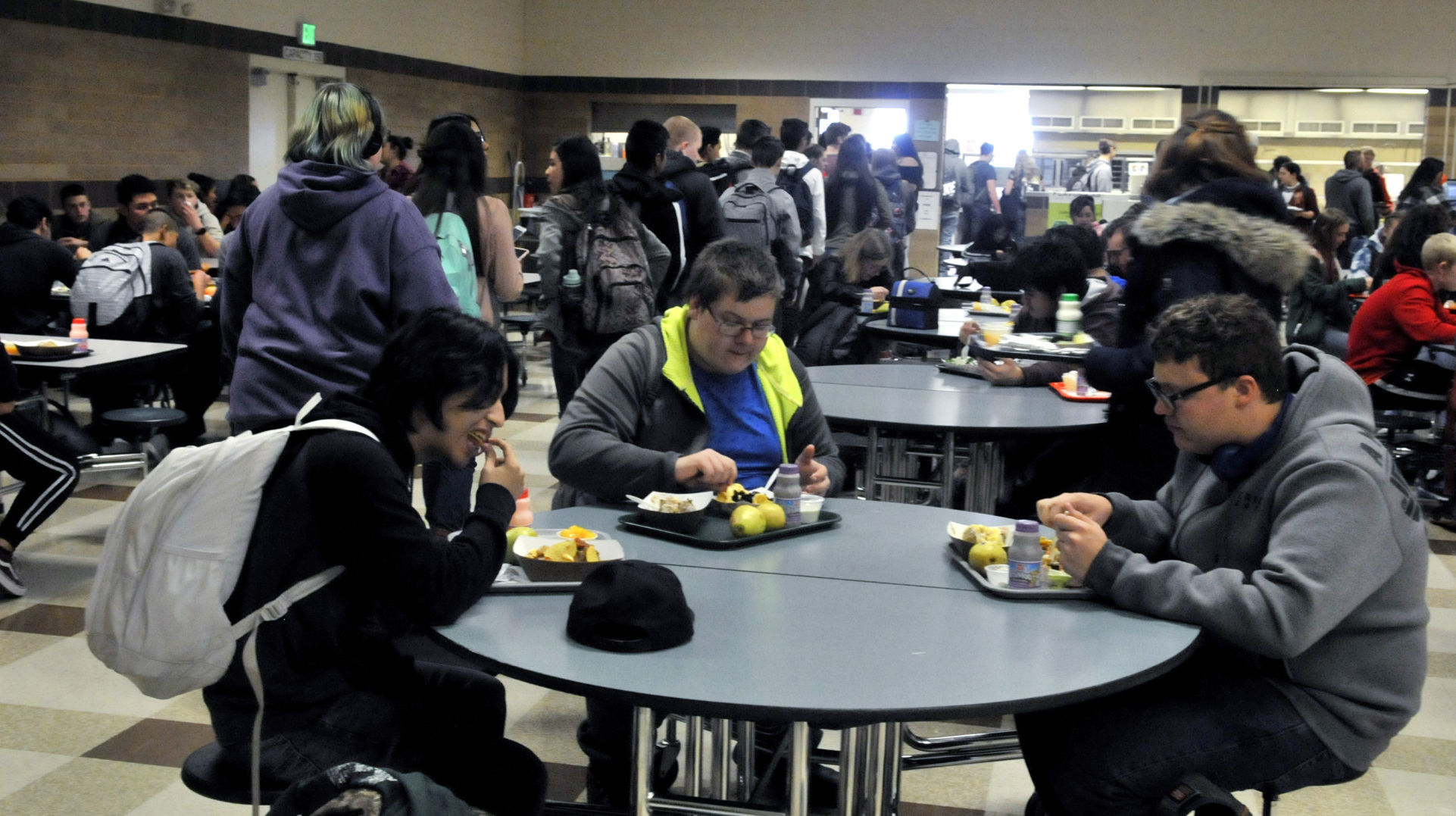 Burley High School cafeteria